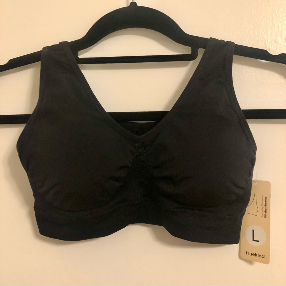 Truekind Black Everyday Wireless Bralette